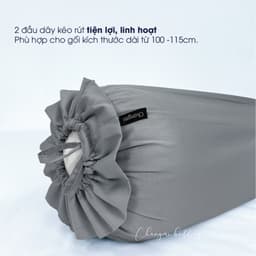 Thumbnail Vỏ gối ôm Changmi Bedding 100% Cotton Sateen tự nhiên - 40 x 110 cm (1 chiếc) 3
