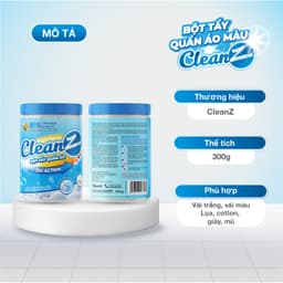 Thumbnail Bột tẩy quần áo màu CleanZ 300g đánh bay vết bẩn, ố màu giúp làm sạch quần áo như mới 2