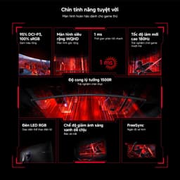 Thumbnail Màn hình máy tính Xiaomi 2K Curved Gaming Monitor G34i 34inch-Tần Số Quét 180Hz - Bảo Hành 36 Tháng 3