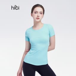 Thumbnail Áo Thun Thể Thao Nữ Tập Yoga Gym Hibi Sports TS002 Kiểu 1 Lớp 2