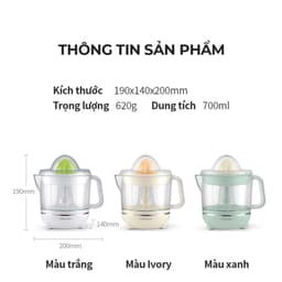 Thumbnail Máy vắt cam LocknLock EJJ231 700ml 40W - Hàng chính hãng, xoay ép 2 chiều - JoyMall 3