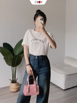 Thumbnail Quần Jean Nữ Màu Đậm Dễ Phối Đồ ENVY J109 2