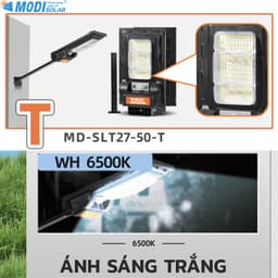 Thumbnail Đèn Năng Lượng Mặt Trời MODI SOLAR Siêu Sáng Loại Đèn Đường Thế Hệ Mới 50T Bảo Hành 2 NĂM 3