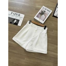 Thumbnail Quần Short  vải nữ  2 lớp  kiểu cạp cao, gập gấu mix với nhiều kiểu áo Evalover Q2024207 4