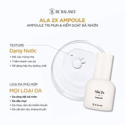 Thumbnail Tinh Chất Be'Balance ALA 2X AMPOULE giúp Chăm Sóc Da có Vấn Đề về Mụn 30ml 3