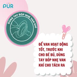 Thumbnail Bình sữa Pur Comfort + núm mềm Advanced + khăn 20 tờ 4
