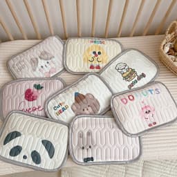 Thumbnail Chiếu điều hoà cho bé, chiếu điều hoà cao su non 5D kèm gối lót đầu cho bé nằm nôi, giường tiện lợi 2