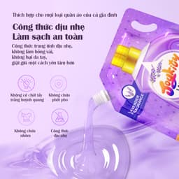 Thumbnail Nước Giặt Joykity Hương Lavender Dịu Nhẹ An Toàn Cho Da Lưu Hương 24 Tiếng 3
