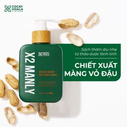 Thumbnail Dung Dịch Vệ Sinh Nam Cỏ Cây Hoa Lá X2 Manly - Làm Sạch Vùng Kín Nhẹ Nhàng 150g 2