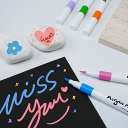 Thumbnail Đồ Chơi Bút Màu Acrylic Ngòi Nhọn ( Ngòi Mềm) Vẽ Được Trên Nhiều Chất Liệu Khác Nhau Cho Bé Thoả Sức Sáng Tạo 1