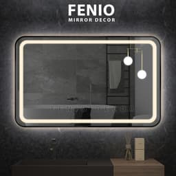 Thumbnail Gương treo nhà tắm FENIO có led viền cảm ứng hình chữ nhật 1