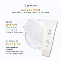 Thumbnail Kem Dưỡng Da Be'Balance ALA 2X CREAM giúp Chăm Sóc Da có Vấn Đề về Mụn 50gr 4