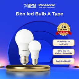 Thumbnail Đèn LED Bulb Panasonic A Type Công suất 6W/9W/11W/15W ánh sáng Trắng, ánh sáng Vàng 1