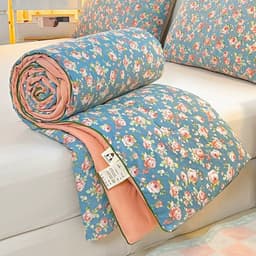 Thumbnail Chăn hè đũi sơ đậu nành bodecor kích thước 2mx2m3 nhập khẩu, Mền hè đũi cotton chất liệu mềm mại thoáng mát mẫu mới 2024 2
