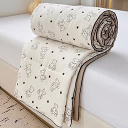 Thumbnail Chăn hè đũi sơ đậu nành bodecor kích thước 2mx2m3 nhập khẩu, Mền hè đũi cotton chất liệu mềm mại thoáng mát mẫu mới 2024 1
