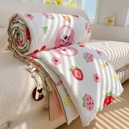 Thumbnail Chăn hè đũi sơ đậu nành bodecor kích thước 2mx2m3 nhập khẩu, Mền hè đũi cotton chất liệu mềm mại thoáng mát mẫu mới 2024 4