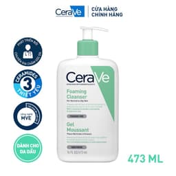 Thumbnail Sữa rửa mặt giúp làm sạch sâu dành cho da dầu Cerave Foaming Cleanser 473ml 2