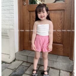 Thumbnail Quần Bí Ngô Cho Bé Gái Phong Cách Hàn Quốc Chất Liệu Đũi Tơ Mềm Mát BabyBoo - PiBo Store- QBTH 2