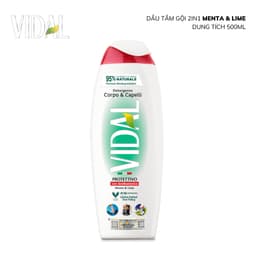 Thumbnail Sữa tắm gội 2 trong 1 Vidal 500ml thành phần tự nhiên dành cho cả gia đình 3