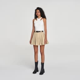 Thumbnail DEAR JOSÉ - Áo tanktop vải dệt kim trắng - Fairy Eyes 2