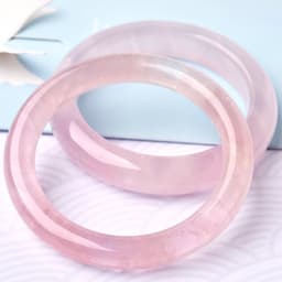 Thumbnail Vòng Tay Thạch Anh Hồng Bản Liền Lắc Tay Phong Thủy Sang Trọng - Ngọc Trai Trường Thịnh 1