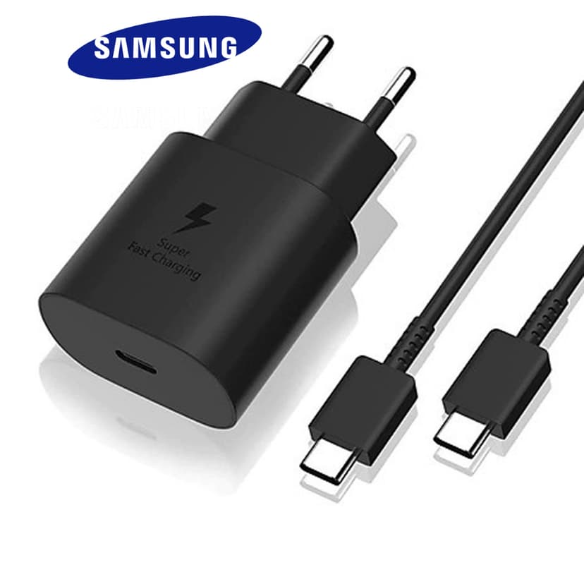 Ảnh Bộ sạc nhanh 25w tương thích Samsung Type C DYDX dây sạc nhanh Type C màu trắng đen Bảo hành Lỗi 1 đổi 1 1