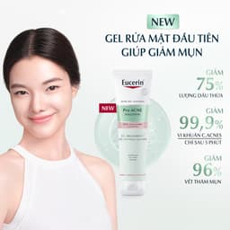 Thumbnail Gel rửa mặt cho da mụn Eucerin 3X Treatment Gel To Foam Cleanser 150ml 4