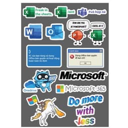 Thumbnail Bộ Sticker Microsoft vui vẻ - Hàng tặng không bán 1