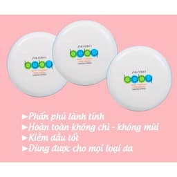 Thumbnail Phấn phủ Shiseido Baby Powder Presser 50g nội địa Nhật Bản giúp kiềm dầu 3