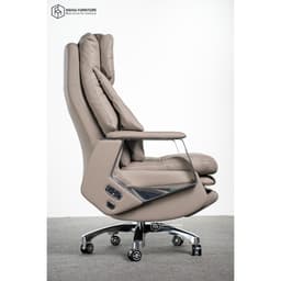 Thumbnail Ghế giám đốc Nghia furniture Master pro 3, Da bò, massagen 2 chế độ, lưng công thái học, BH 3 năm 4