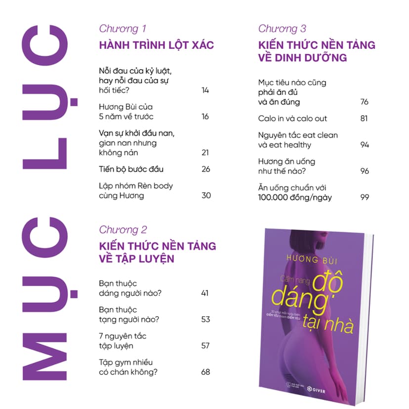 Ảnh Sách - Cẩm Nang Độ Dáng Tại Nhà - 30 Phút Mỗi Ngày Biến Điểm Yếu Thành Điểm Yêu 3