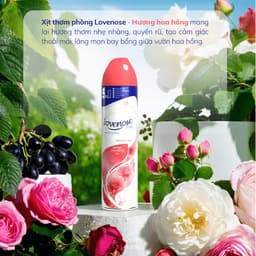 Thumbnail Xịt thơm phòng Lovenose, nước hoa xịt phòng hương thơm tự nhiên dễ chịu lưu hương lâu dài 320ml 4