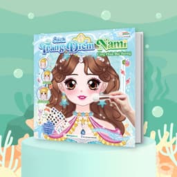 Thumbnail Combo Sách trang điểm công chúa Lily, Daisy, Mia, Nami, Ruby (5 cuốn) - (Tô màu và bóc dán hơn 500+ stickers) cho bé gái 4
