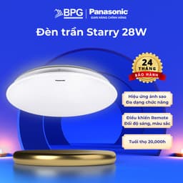 Thumbnail Đèn trần ánh sao Starry Panasonic HHXZ301788 28W cho phòng ngủ hiệu ứng ánh sáng lấp lánh, có Remote 2