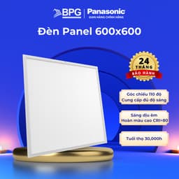 Thumbnail Đèn LED bảng panel 600x600 PANASONIC Công suất 36W 40W ánh sáng trắng 6500K, lắp văn phòng công sở 2