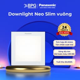 Thumbnail Đèn LED âm trần Downlight Panasonic Vuông đơn sắc 9W Neo Slim, Trắng 6500K, Trung tính 4000K 1