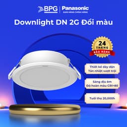 Thumbnail Đèn LED âm trần Downlight Đổi màu Panasonic DN 2G Công suất (9W,12W,15W), lỗ 90mm, 110mm, 125mm 1