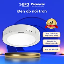 Thumbnail Đèn ốp trần nổi Tròn Panasonic Surface Mounted Công suất (6W, 12W, 18W, 24W) 1
