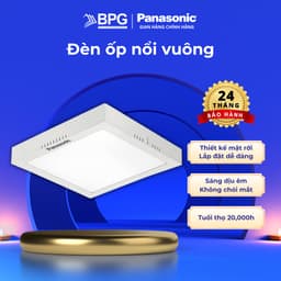 Thumbnail Đèn ốp trần nổi Vuông Panasonic Surface Mounted Công suất 6W,12W,18W,24W 1