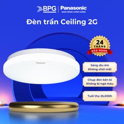 Thumbnail Đèn ốp trần nổi Panasonic Simple Ceiling 1G 2G đơn sắc, đổi màu Công suất 12W/18W tuổi thọ 25000 giờ 1
