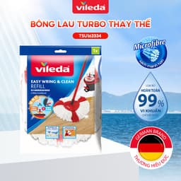 Thumbnail Bông lau thay thế cây lau nhà VILEDA Turbo Easy Wring&Clean 4