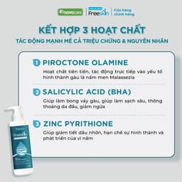 Thumbnail Dầu gội sạch gàu hết ngứa Novocare - Freeskin Anti - Dandruff & Itching 220ml 2