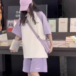 Thumbnail Bộ thể thao nam nữ ERNSTING NAD.Đồ bộ thể thao unisex chất tổ ong thấm hút mồ hôi thoáng mát 2