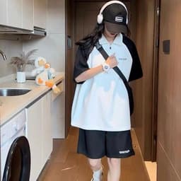 Thumbnail Bộ thể thao nam nữ ERNSTING NAD.Đồ bộ thể thao unisex chất tổ ong thấm hút mồ hôi thoáng mát 3