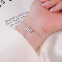 Thumbnail Dây chuyền thiên nga CDE Crystal Swan Necklace White CDE6042WH - Dây chuyền nữ Lamy 3