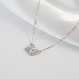Thumbnail Dây chuyền thiên nga CDE Crystal Swan Necklace White CDE6042WH - Dây chuyền nữ Lamy 2