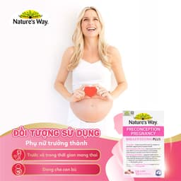 Thumbnail Viên Uống Bổ Sung Vitamin Tổng Hợp Cho Bà Bầu Nature's Way PreConception Pregnancy Breastfeeding Plus – Hộp 30 Viên 3