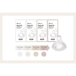 Thumbnail Bình Sữa Moyuum Thuỷ Tinh Tráng Silicone ( 150ml/240ml ) 1