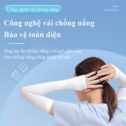 Thumbnail Ống tay áo chống nắng MYT găng tay lụa lạnh chống nắng thoáng khi chống tia UV mùa hè phong cách dành cho nam và nữ 2