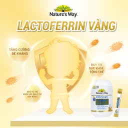 Thumbnail Sữa Bột Nature’s Way Kids Smart Lactoferrin + Colostrum Hỗ Trợ Tăng Cường Đề Kháng, Miễn Dịch Cho Bé 30 Gói (2g/gói) 3